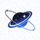 星空体育官网Logo：深蓝夜空背景上的绿色五角星与动感运动线条标志